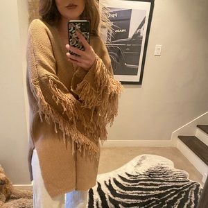 Cute fringe cardigan!